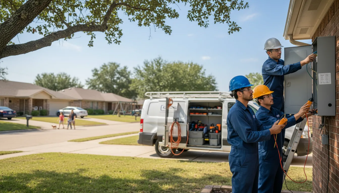 Certified electrician providing emergency electrical services in Mansura, LA
